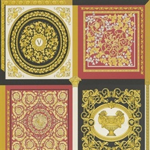 Crimson Reverie  Versace Italian Wallpaper