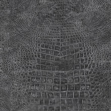 Black Crocodile Skin Textured Wallpaper