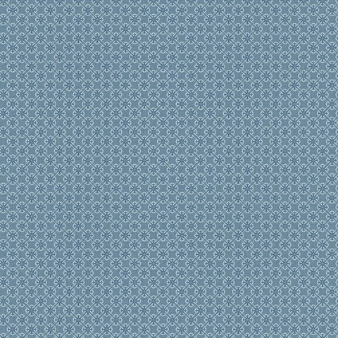 Crosby Blue Floral Wallpaper