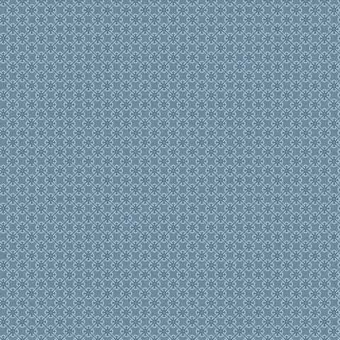 Crosby Blue Floral Wallpaper