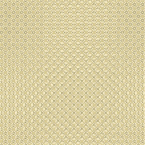 Crosby Yellow Floral Wallpaper