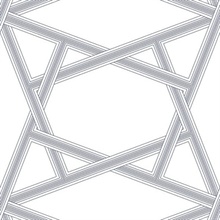 Crossroads Geo Geometric Navy Blue Peel and Stick Wallpaper
