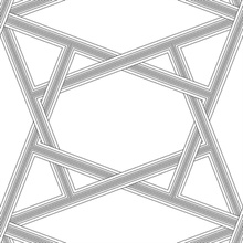 Crossroads Geo Geometric Onyx Peel and Stick Wallpaper