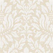 Ornate Fanned Damask Wallpaper in Red IM71001 from Wallquest