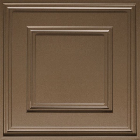 Cubed Ceiling Panels Bronze