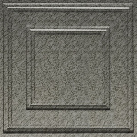 Cubed Ceiling Panels Galvanized