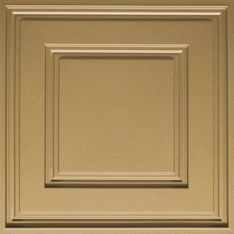 Cubed Ceiling Panels Gold