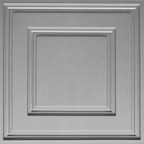 Cubed Ceiling Panels Silver
