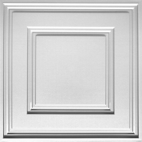 Cubed Ceiling Panels White & Paintable