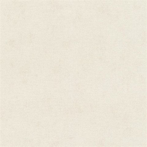 Cullen White Faux Linen Wallpaper