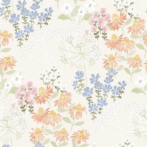 Cultivate Pastel Springtime Blooms Wallpaper