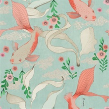 Dai Seafoam Betta Toile Fish Wallpaper