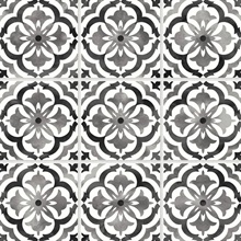 Daisy Bennett Peel and Stick Tile Sorento Tile Black Wallpaper