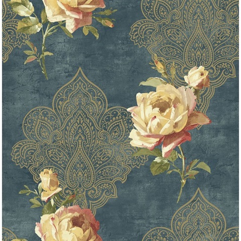 Damask, Floral, Harlequin