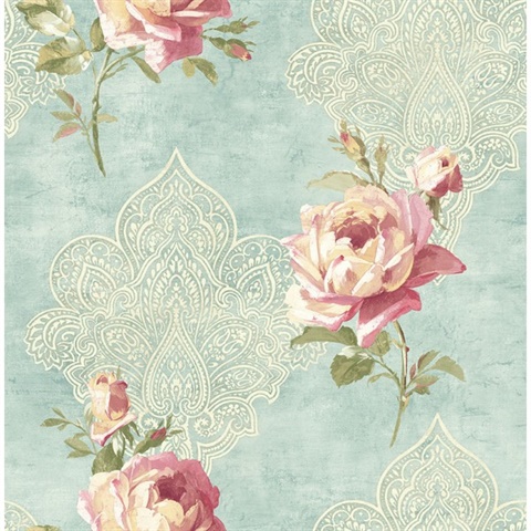 Damask, Floral, Harlequin