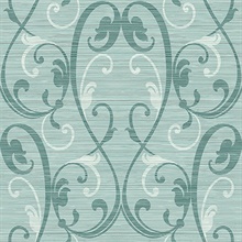 Damask On Grasscloth Mylar