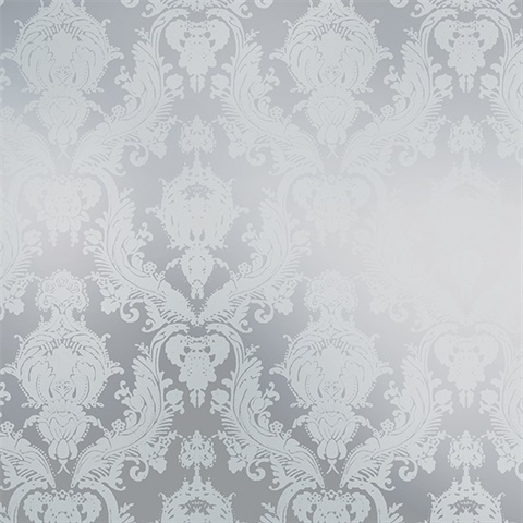 Damsel Platinum Peel and Stick Wallpaper