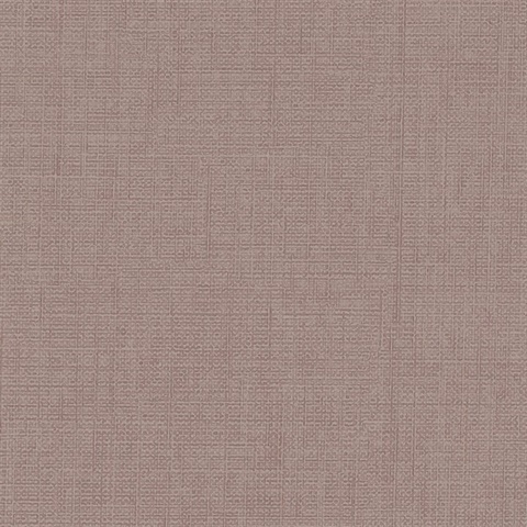 Danish Linen Misled Mauve Commercial Wallpaper