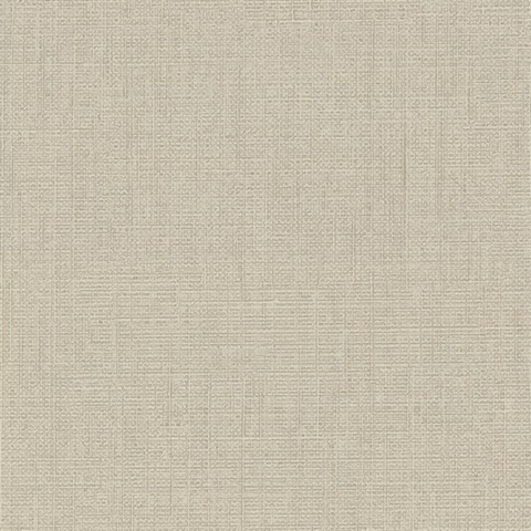 Danish Linen Natural Cream Commercial Wallpaper