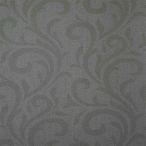 Dante Silver Swirl Wallpaper