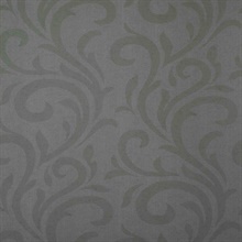 Dante Silver Swirl Wallpaper