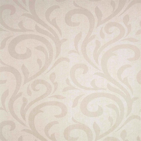 Dante Taupe Swirl Wallpaper