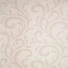 Dante Taupe Swirl Wallpaper