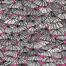 Dara Rasberry Jolly Brollies Umbrella Wallpaper