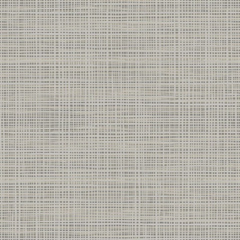 Dark Grey & Grey Abstract Faux Weave Texture Wallpaper