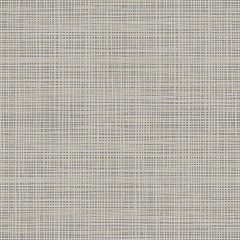 Dark Grey & Grey Abstract Faux Weave Texture Wallpaper