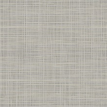 Dark Grey & Grey Abstract Faux Weave Texture Wallpaper
