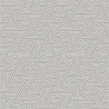 Dark Grey & Grey Triangle Geometric Shapes Wallpaper