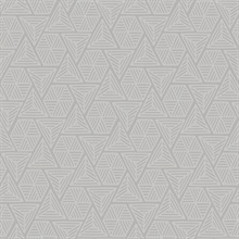 Dark Grey & Grey Triangle Geometric Shapes Wallpaper