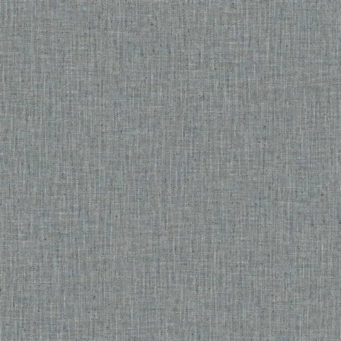 Dark Grey Tweed Woven Linen Wallpaper