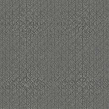 Dark Grey Woven Texture Wallpaper