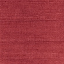 Dark Red Natural Grasscloth Wallpaper