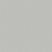 Dark Silver Textured Greek Key Wallpaper