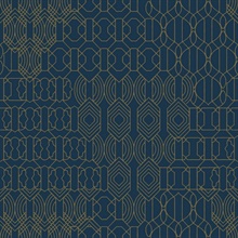 Dark Trurquoise Modern Glass Beads Geometric Chandelier Wallpaper