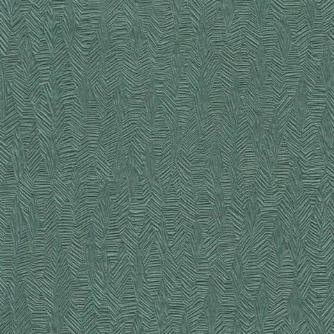 Dark Turquoise Partridge Textured Wallpaper