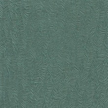 Dark Turquoise Partridge Textured Wallpaper