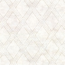 Dartmouth Cream Faux Plaster Geometric Vinyl Wallpaper