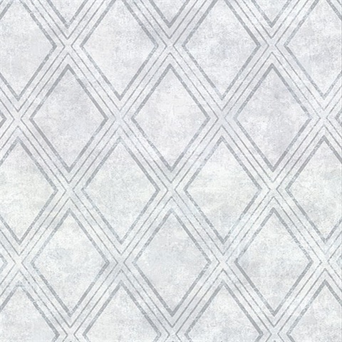 Dartmouth Sky Blue Faux Plaster Geometric Vinyl Wallpaper