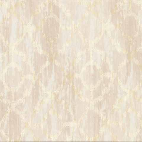 Dashwood Cream Distressed Geometric Wallpaper