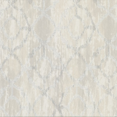 Dashwood Neutral Distressed Geometric Wallpaper