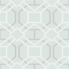 Dauphin Light Blue Lattice