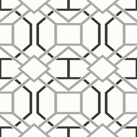 Dauphin Off-White Lattice