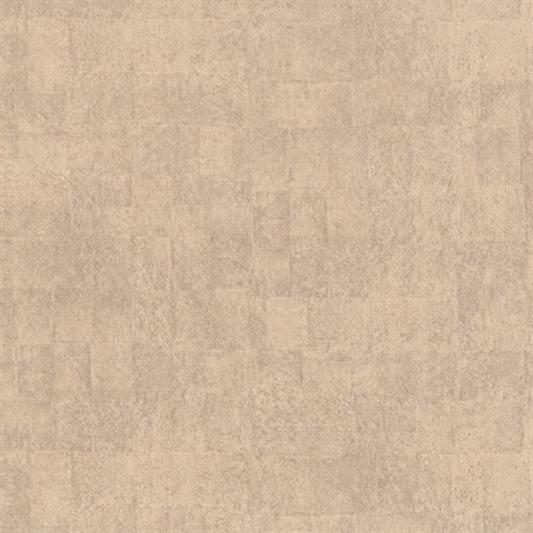 Davidio Beige Square Texture Wallpaper