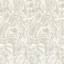 Davy Taupe Zebra Wallpaper