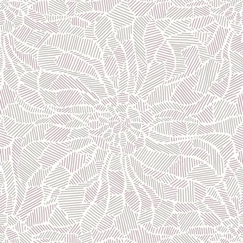 Daydream Purple Abstract Floral