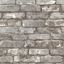 Debs Dove Exposed Brick Wallpaper